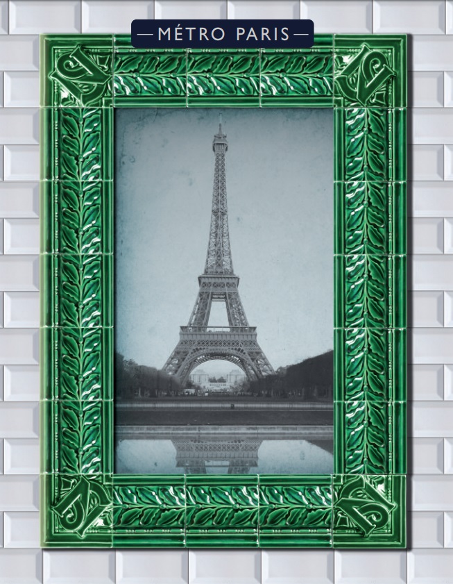 Carreaux Motif Métro Paris, 15 x 15 cm, Vendu à la pièce