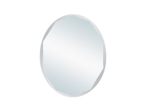 Miroir Biseau Rond Sans Cadre - Design Grey ID - Ep. 6 mm - S8100