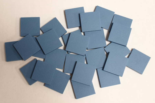 Grès Cérame 5 x 5 cm - Bleu Foncé, Par 100g