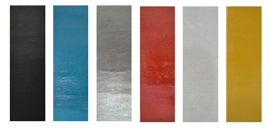 Grès Cérame, Alnus Fibbie Mix Colori, 6 x 20 cm, ep. 9.5 mm, Vendu à la pièce, 1 Bte = 12 pièces